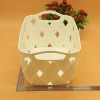 Sunshine Department Store 628 Creative Plastic Hollowed-out double-ear Storage Basket, multi-functional organizing and storage basket Application Scenario